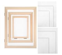 DECHOUS Wooden Frame Paper Screen Kit A4 A5 DIY Papercraft Frames, Paper Molds, Mesh Sheet, Fast Drain Shoji Paper Crafting Beginners Set