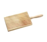 DECHOUS Wooden Gnocchi Board and Paddle for Making Pasta at Home, Space-Saving Design Khaki Pasta Maker Tool for Easy Gnocchi and Cavatelli Preparation
