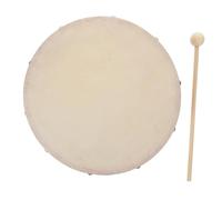 DECHOUS Wooden Hand Drum with Drumstick Portable Percussion Instrument for Adults Enhances Rhythm Skills and Hand Eye Coordination for Performance and Cognitive Development