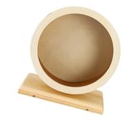 DECHOUS Wooden Mute Hamster Running Wheel Silent Exercise for Small Pets Chinchillas Guinea Pigs Gerbils Stress Relief Fitness for Healthy Active Pets Small