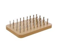 DECHOUS Wooden Peg Board for Hand Rehabilitation Finger Dexterity Trainer Enhances Fine Motor Skills and Cognitive Development Suitable for Therapy and Occupational Use