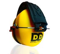 DECIBEL DEFENSE Professional Safety Ear Muffs - 37dB NRR - The HIGHEST Rated & MOST COMFORTABLE Ear Protection for Shooting & Industrial Use - PROFESSIONAL HEARING PROTECTION (SAFETY YELLOW)