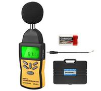 Decibel Meter, Digital Sound Level Meter 30-130dBA, GR-882A SPL Meter, Handheld Digital Volume Level Tester with Backlight LCD Display, Audio Noise Meter for Classroom, Home, Office, Factory