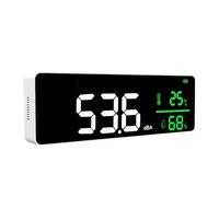 Decibel Meter, Intelligent Wall-Mounted Noise Detector Sound Level Meter Industrial Multi-Function Gas Detector Noise Detector