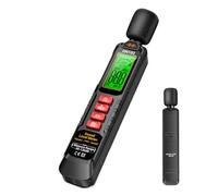 Decibel Meter Sound Level Reader - Noise Detector | LCD Display Backlight Tester A-Weighted Precision Range 30-130dB Compact Design Data Hold for Factory Workplace Industrial Environmental