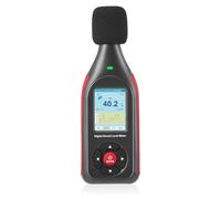 Decibel Meter, Sound & Noise Decibel Level Reader Monitor, SPL Meter 30dB to 130dB(A) with Record, Visual Alarm, A/C Weighted, Rechargeable for Home, Classroom