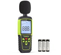 Decibel Meter, Tadeto Digital Sound Level Meter Portable SPL Meter 30dB to 130dB(5 Measurement Range) Backlight LCD Display, MAX/MIN Noise Measurement, Audible and Visual Alarms,Data Hold, A/C Mode