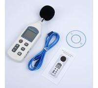 Decibel Meter with 31.5 Hz to 8.5 kHz Frequency Response and 50 dB or 100 dB Dynamic Range Selection for Technical Applications