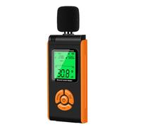 Decibel Sound Meter 30 to 130 Decibel Scale, Portable Sound Measurement Tool with Fast Slow Response, Hold, Min Controls and Backlit LCD Readout Tester Environmental Meter Portable