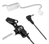 Decibullz 3.5mm Radio Headset Receiver, Listen only Acoustic Coil Tube Radio Headset kit for Two Way radios, transceivers & Radio Speaker mic Jacks