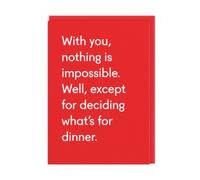 Deciding What's For Dinner Greeting Card