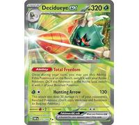 Decidueye ex 015/197 Double Rare Pokemon Card (SV Obsidian Flames) + 1x TitanCards® Toploader