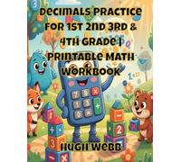 Decimals Practice for 1st 2nd 3rd & 4th Grade | Printable Math Workbook