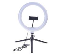 Decimeter USB Hoop Light with 3 Color Modes for Live Streaming Includes Phone Mount Tripod USB Powered Makeup Hoop Light