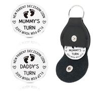 Decision Coin for New Parents, Newborn Baby Gifts Stainless Steel Commemorative Baby Decisions Coin | Funny Gifts for New Parents Shower Gift Essentials for Newborn Funny Decision Coins