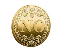 Decision Corner - YES or No Question , Token Picker Random | Collectibles Lucky , Funny Gift for Friends, Unique Doubt Piece, Pocket Decision Tool for Ad