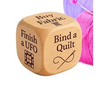 Decision Dice for Quilt - Selection Tool for Quilting Projects,Random Decision Making Dice for Sewing Enthusiasts Birthday Christmas Party Women Family Gathering School Stocking Stuffer