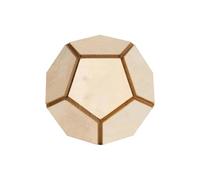 Decision Making - 12 Faces Wooden Game Tool for Selecting Multiple Options with Natural Engraving | Creative for Travel, Dating, Dorms