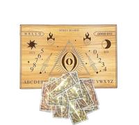 Decision Making Board | Divination and Decision Making Tool with Dowsing | Planchette Game, Wooden Divination Accessory, Suitable for Home and L