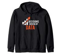 Decisions Driven by Data Analyst Scientist Zip Hoodie