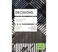 Decisions (Lifebuilder Study Guides): Seeking God's Guidance (Lifebuilder Bible Study Guides) (Lifebuilder Bible Study Guides, 201)