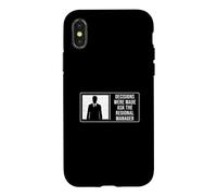 Decisions Were Made Ask The Regional Manager Cool Management Case for iPhone X/XS