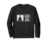 Decisions were Made Ask The Regional Manager Cool Management Long Sleeve T-Shirt