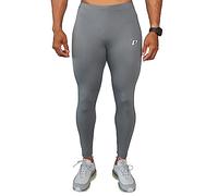 DECISIVE Fitness Men's Compression Pants Base Layer Tights Leggings for Workout Running Sports Tights - Grey - M