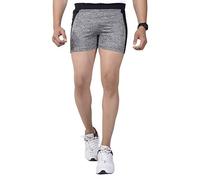 DECISIVE Fitness Polyester Gym Comfortable Workout Active Training Exercise Jogging Cycling Running Gym Workout Shorts for Men | Lifting Shorts - Maroon Melange