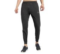 DECISIVE FITNESS Slim Fit Cotton Joggers for Mens with Zip Pockets Ideal for Gym Workout and Sports Ankle Length Sweatpants (XXL, Regular, Charcoal)