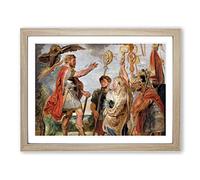 Decius Mus Addressing The Legions By Peter Paul Rubens Classic Painting Framed Print | A3 Oak Framed Wall Art | Ready to Hang | Classic Historical Picture | Living Room Bedroom Lounge Office