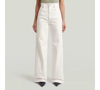 G-star Deck 2.0 Loose Fit High Waist Jeans White 34 / 32 Woman
