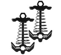 Deck - Aluminum Lashing Rings, Spring Tent Fasteners, Outdoor Safety Hooks, Camping Stability Stakes | Aluminium Material Deck for Firm Grip When Hiking, Camping, Boating, Xuan, see