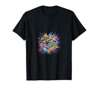 Deck Blast Skateboard Street Art Explosion Design T-Shirt