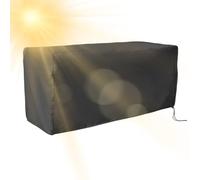 Deck Box Cover - Anti-Wear Case Protector - UV-Protected All-Weather Deck Box Cover for Patio Lawn Marine Camping Dock RV Porch Poolside Balcony Garden Garage Beach