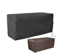 Deck Box Covers, Waterproof, Strong Resilient Protective Wear-Resistant Protective Cover, Weatherproof Box Cover for Garden, Patio, Pool Area, Camping and Outdoor Use