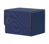 Deck Box with 100 Pcs Card Sleeves for MTG Cards - Commander Deck Box Fits 100 Sleeved Cards - Card Storage Box in PU Leather for CCG TCG (Blue)