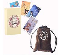 Deck Britt's Third Eye Tarot Card Oracle Friends Party Board Game Divination Fate Britts Third Eye Tarot, brown,10.4 * 6cm