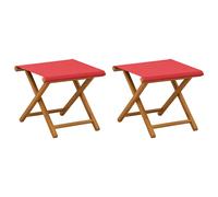 Deck Chair 2 pcs Solid Eucalyptus Wood Outdoor Seating Garden Furniture vidaXL