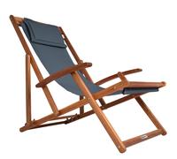 Deck Chair Anthracite Acacia Wood