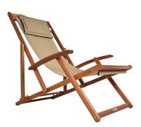 Deck Chair Dune Acacia Wood Beige