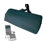 Deck Chair Head Cushion - Sun Lounger Head Pillow, Head And Neck Support Pillow For Recliner Chair, Soft Recliner Headrest Pillows With Strap, Adjustable Memory Foam Cushion For Chairs, Armchairs