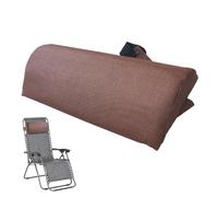 Deck Chair Head Cushion - Sun Lounger Head Pillow, Head And Neck Support Pillow For Recliner Chair, Soft Recliner Headrest Pillows With Strap, Adjustable Memory Foam Cushion For Chairs, Armchairs