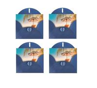 Deck Chairs On The Beach In Summer Horizontal Full Single-Sided Printing Pearlescent Paper Birthday Halloween Christmas Halloween Birthday Party Holiday Greeting Card