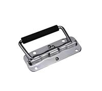 Deck Cover Handles, Stainless Steel Hardware Spring Handle Prop Box Tool Aluminum Knobs Movable Folding Industrial(SS 122)