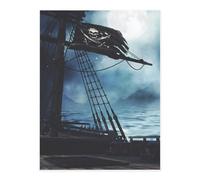 Deck Flag A4 Crystal Clear Sticker Sheet,Full-Print Waterproof Pet Decals with 3D Effect,Ideal for Laptops,Glass,Metal,DIY Crafts Home Decor