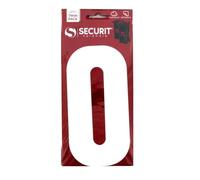 DECK INN ® 2 X Wheelie Bin Numbers 17cm 2/Pk - 0 Wheelie Bin/Dust bin/Dustbin Number Stickers