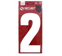 DECK INN ® 2 X Wheelie Bin Numbers 17cm 2/Pk - 2 Wheelie Bin/Dust bin/Dustbin Number Stickers