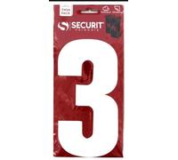 DECK INN ® 2 X Wheelie Bin Numbers 17cm 2/Pk - 3 Wheelie Bin/Dust bin/Dustbin Number Stickers