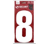 DECK INN ® 2 X Wheelie Bin Numbers 17cm 2/Pk - 8 Wheelie Bin/Dust bin/Dustbin Number Stickers